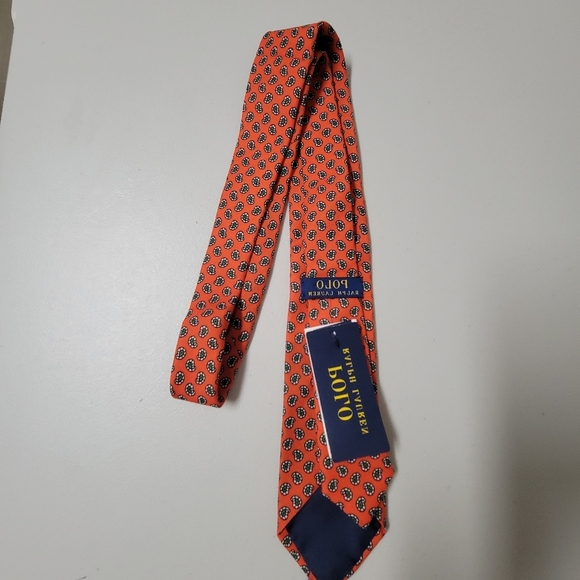 Polo Ralph Lauren NWT Tie 100% Wool Made In Italy. - Picture 4 of 11